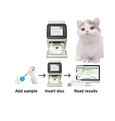 Factory Outlet Portable Veterinary Full Automatic Dry Biochemical Animal Clinical Hematology Analyzer 0.1cc